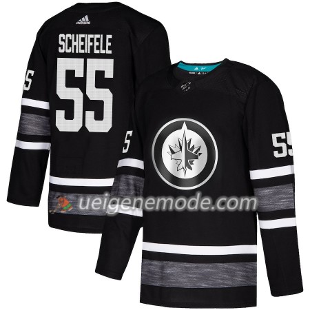 Herren Eishockey Winnipeg Jets Trikot All Star 2019 Mark Scheifele 55 2019 All-Star Adidas Schwarz Authentic